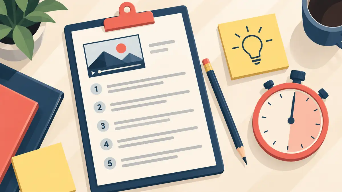 YouTube Video Idea Template: Plan Your Next Video Like a Pro (Free, Copy-Paste)